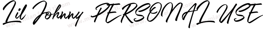 Lil Johnny PERSONAL USE ONLY Regula字体转换